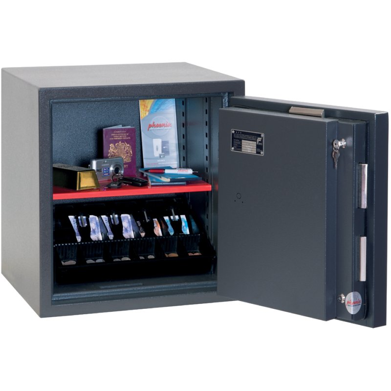 phoenix inbraakwerende kluis MERCURY HS2052K, dubbelbaard sleutelslot, weerstandsgraad 2, 69 liter